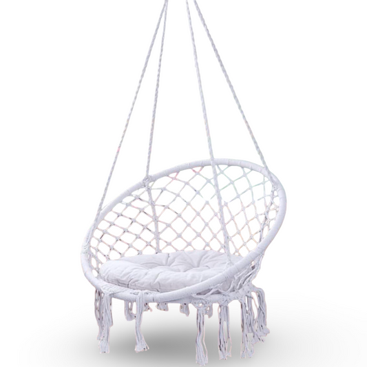 Bohemian Style Mesh Swing ( With Cushion )