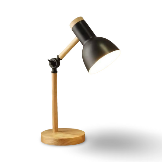 Wooden Base Minimalist Desk Lamp