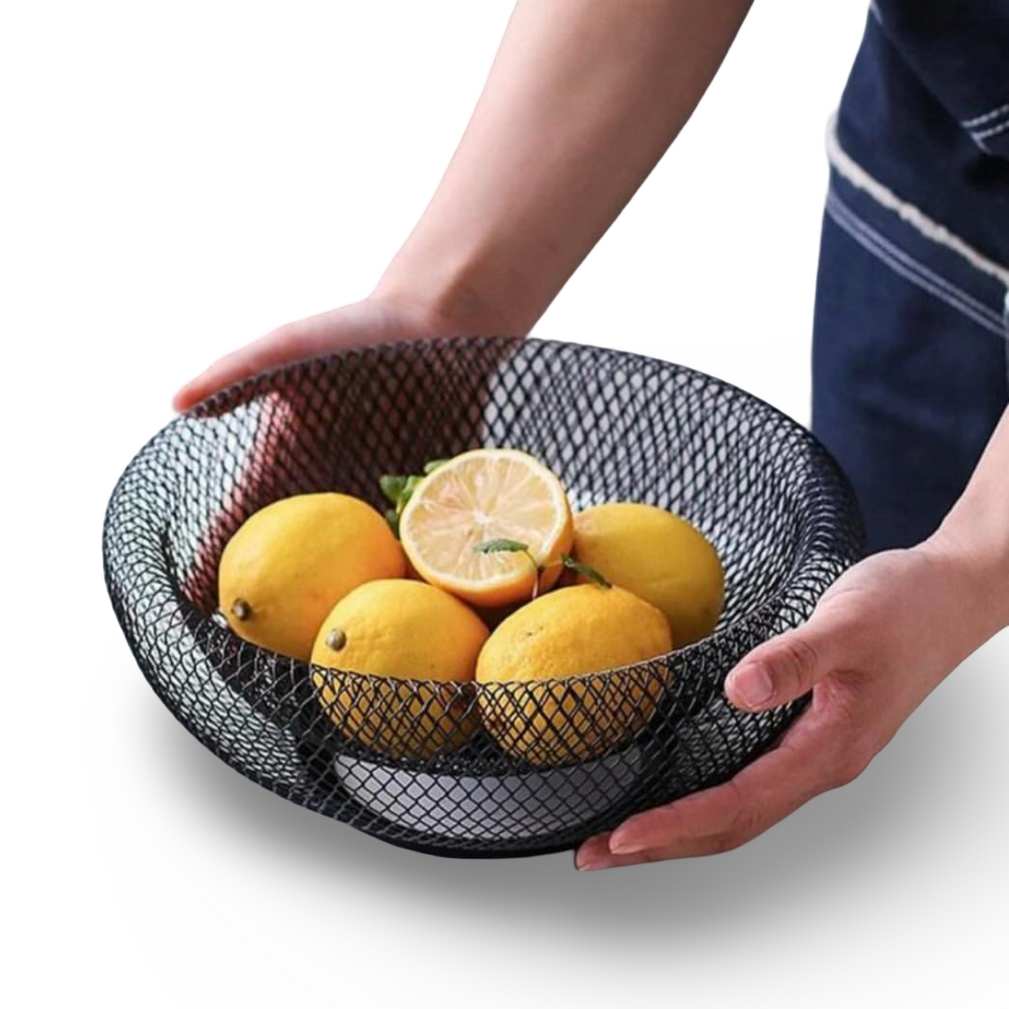 Double Wall Metal Fruit Basket