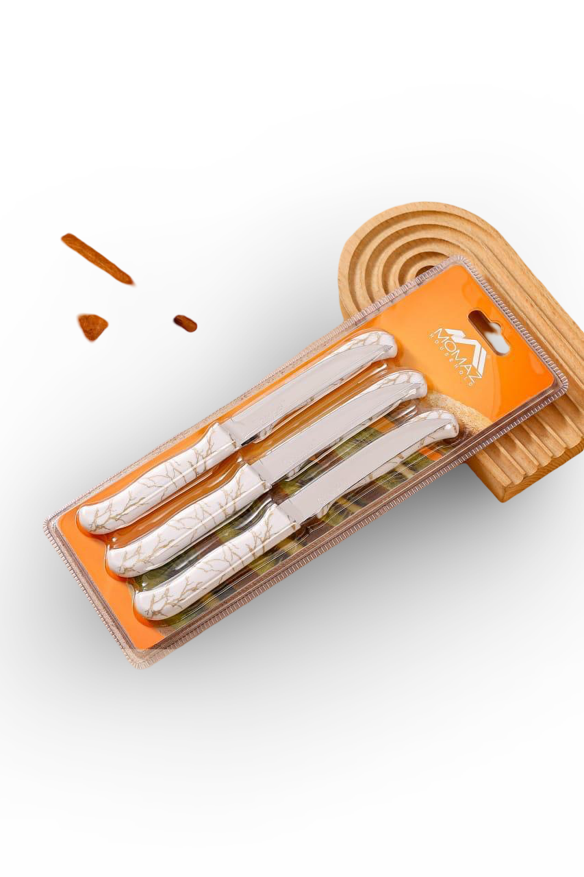 Momaz White Marble knife 1/2DZ