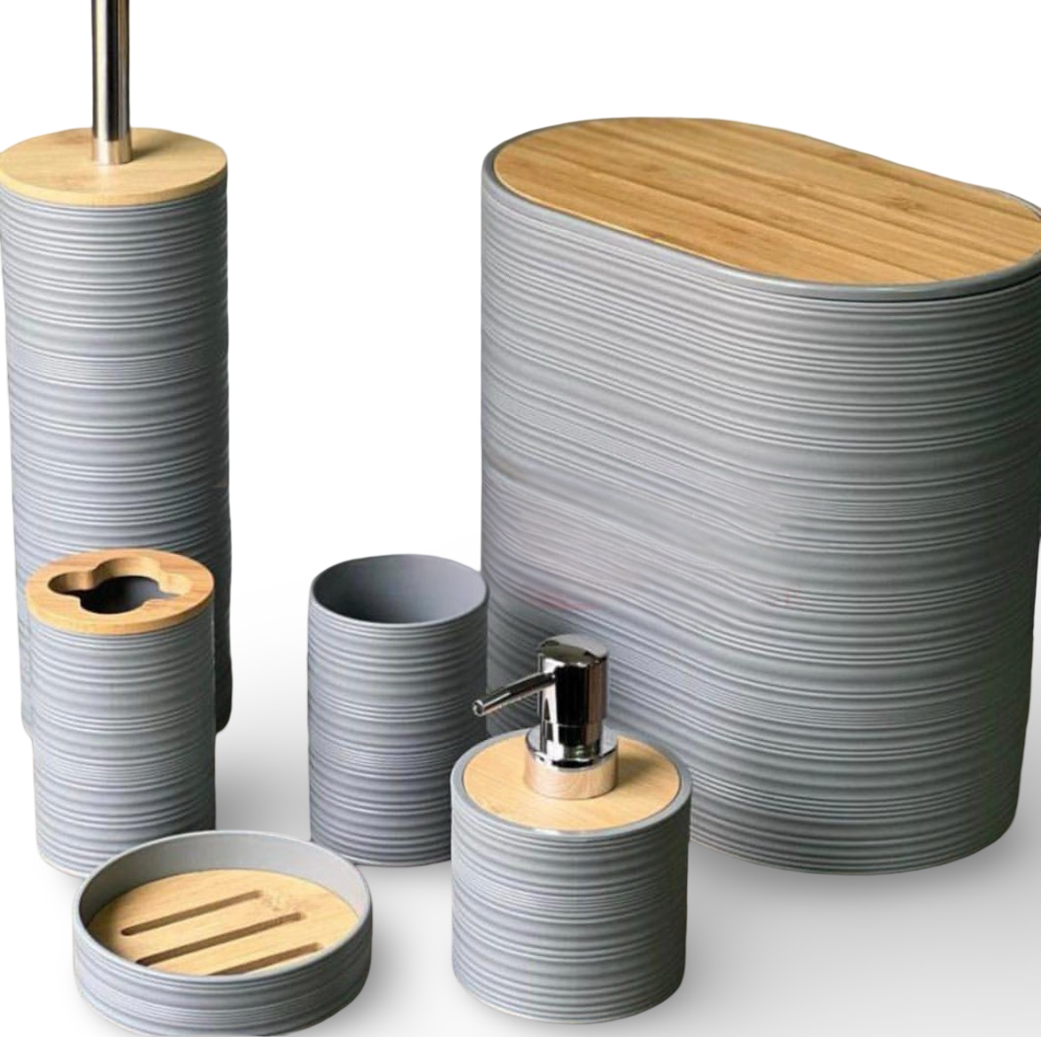 6 Pcs Toilet Accessories Set