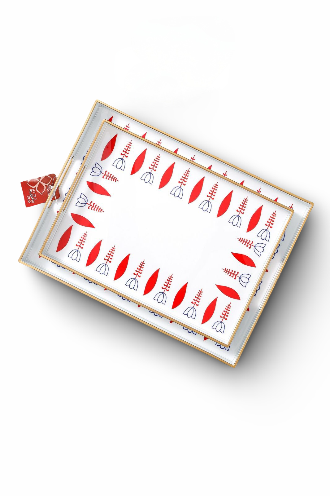 Momaz Plastic Serving Tray 2Pcs