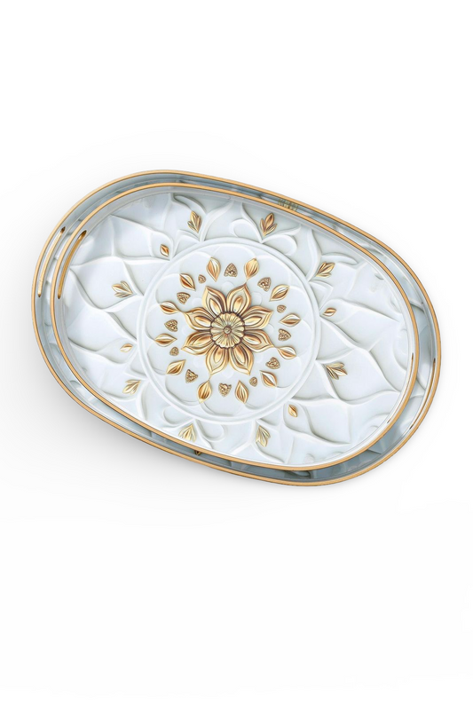 Momaz Round Serving Tray 2Pcs