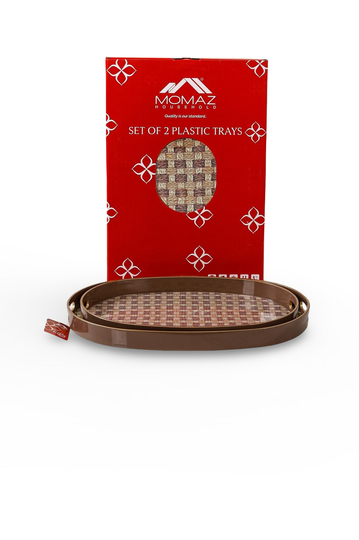 Momaz Round Serving Tray 2Pcs