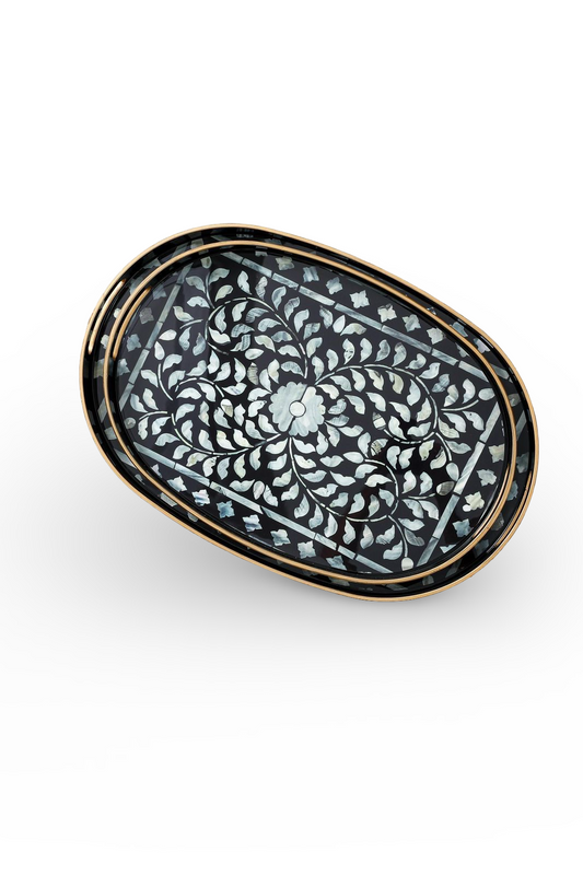 Momaz Round Serving Tray 2Pcs