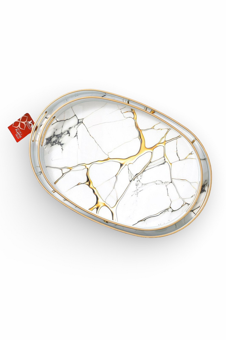 Momaz Round Serving Tray 2Pcs