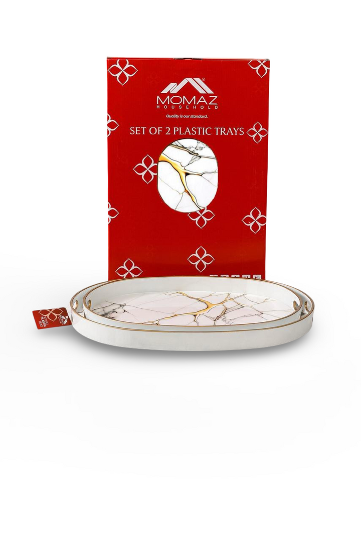 Momaz Round Serving Tray 2Pcs