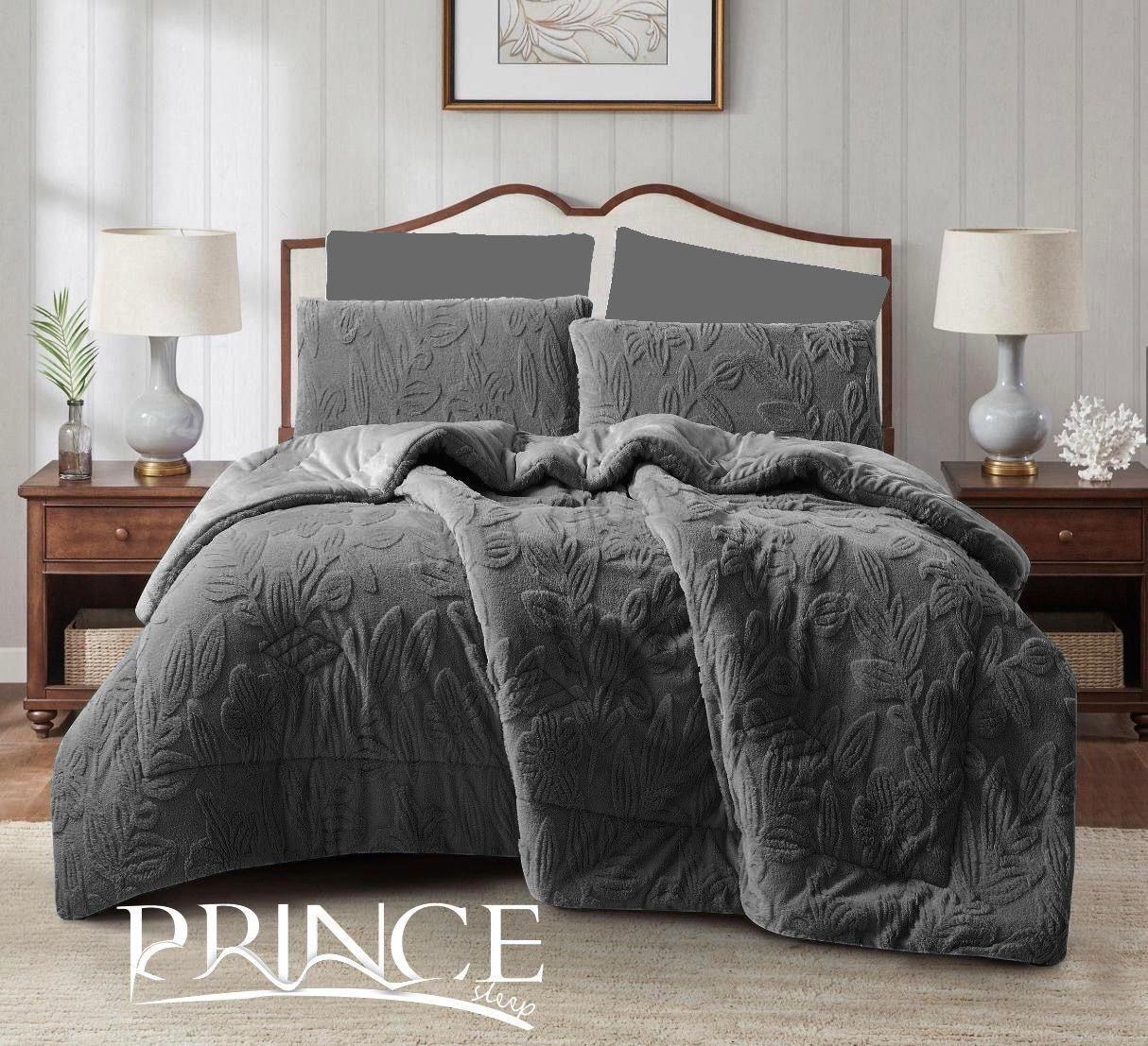 Available In Double And King Sizes, Fleece-Lined On The Inside With 2 Pillowcases