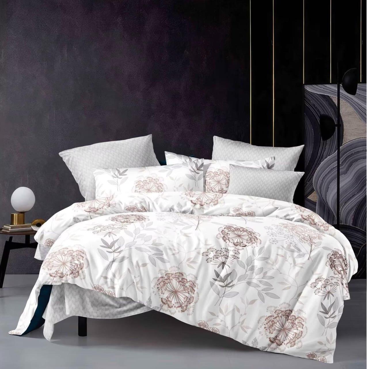 4-Piece Double Bedding Set – Fitted Sheet, Duvet Cover & 2 Pillowcases