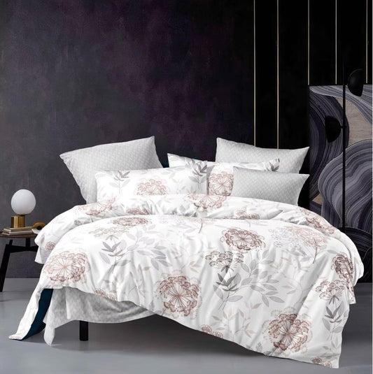 4-Piece Double Bedding Set – Fitted Sheet, Duvet Cover & 2 Pillowcases