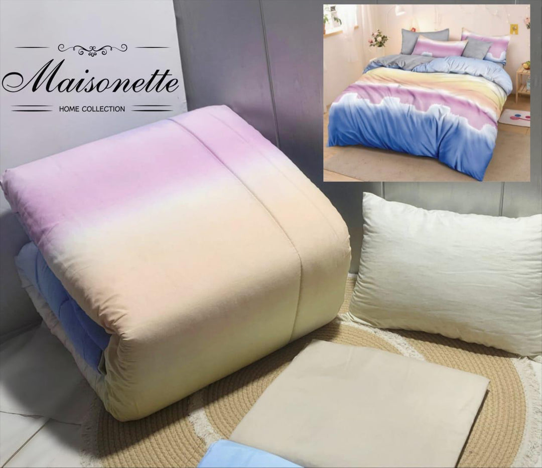 Maisonette New Collection – Comforter Set (Single & Half, 5-Piece)