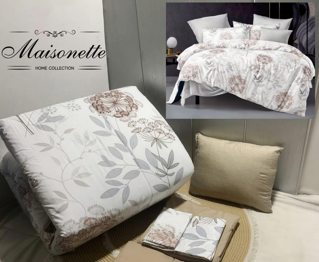 Maisonette New Collection – Comforter Set (Single & Half, 5-Piece)