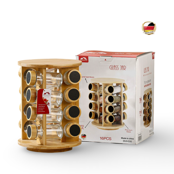 Momaz 16 Glass Jars