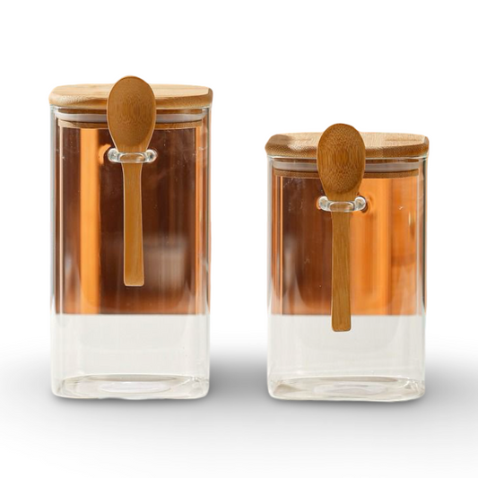 Momaz Glass Jar With Spoon