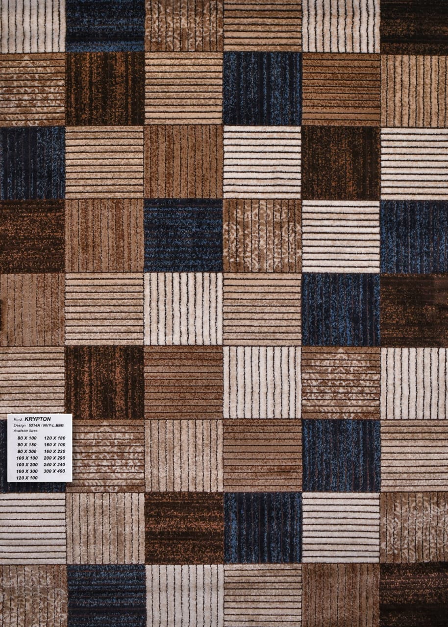 Krypton NVY-L.BEG Carpet