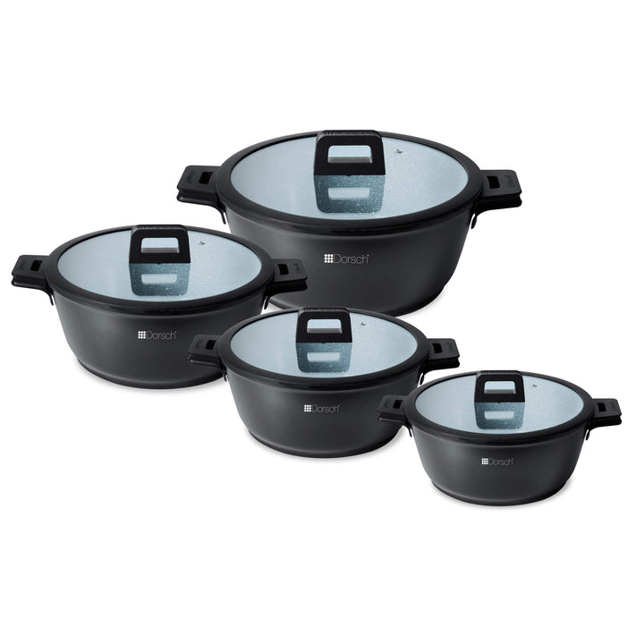 Casserole Set – 4 Pcs.                        Casserole 20 cm - 24 cm - 28 cm - 32 cm