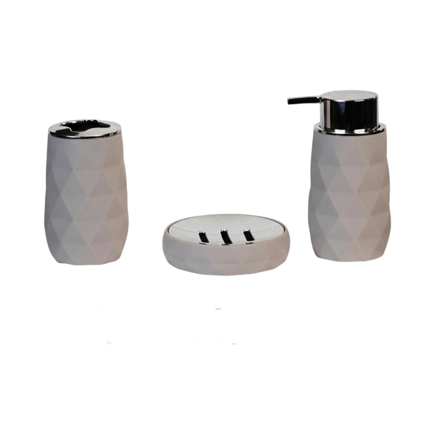 Phoenix Diamond Bathroom Accessory Set