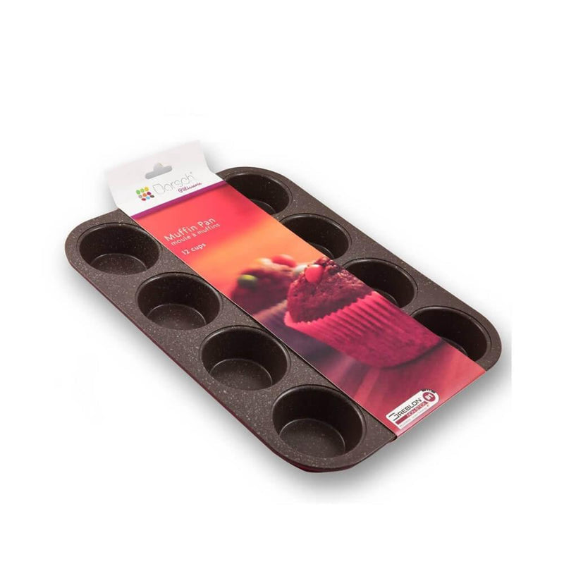 Dorsch Non-stick Muffin Pan Tin - 12 Cups
