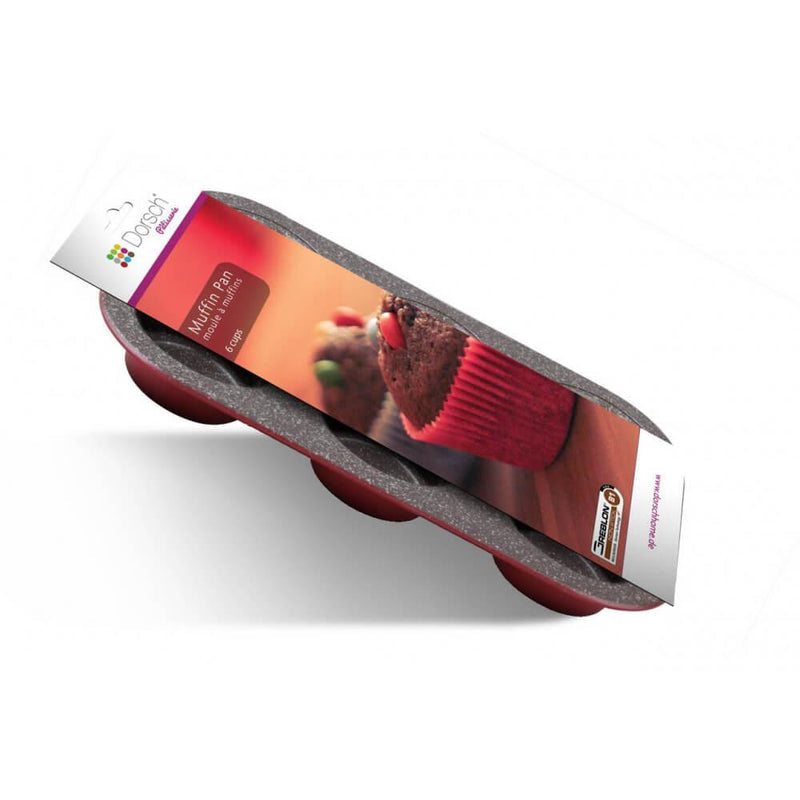 Dorsch Non-stick Muffin Pan Tin - 6 cups