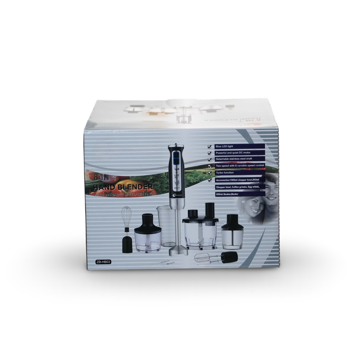 Phoenix 8-in-1 Hand Blender