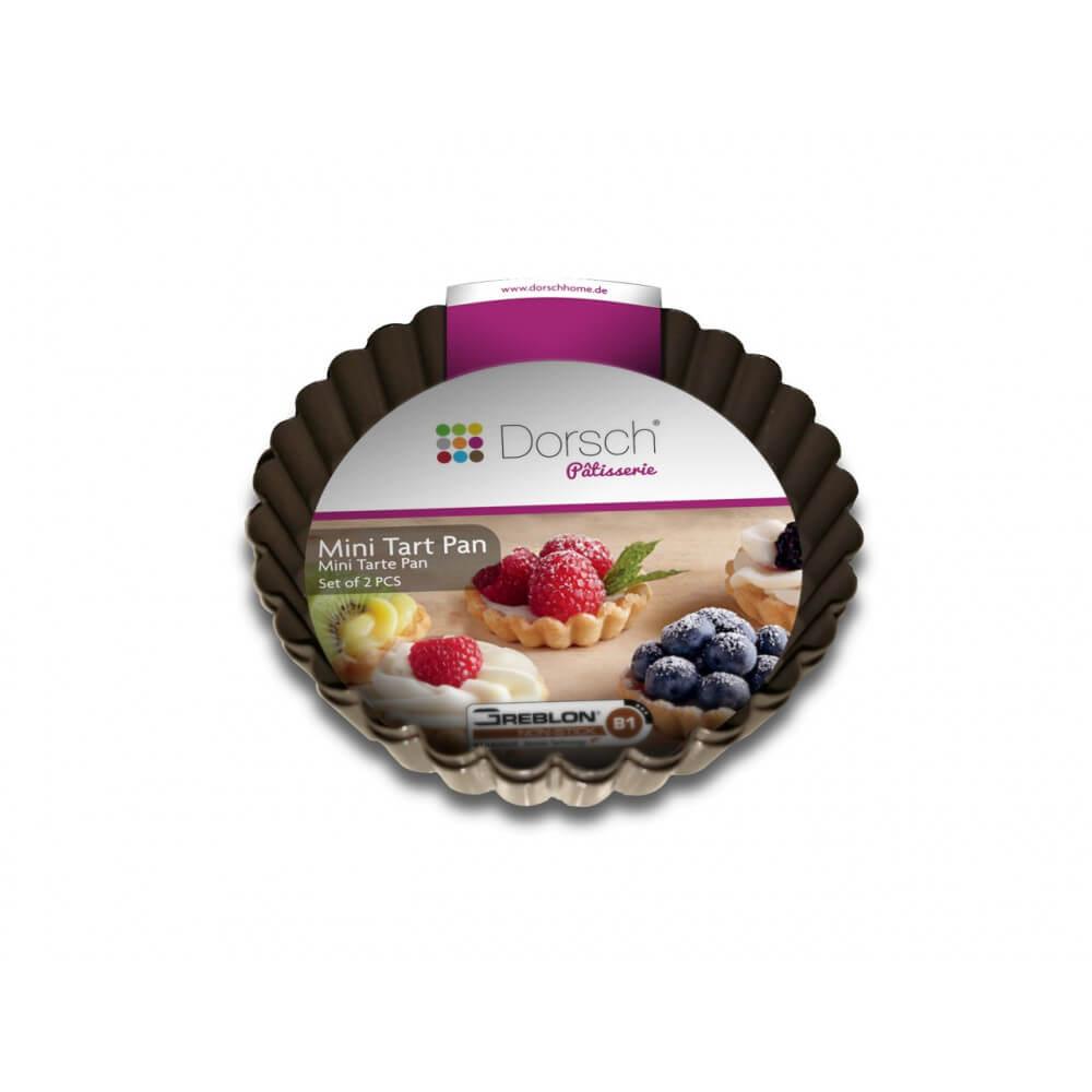Dorsch Non-stick Mini Tart Pan Tin - 12cm - 2pcs