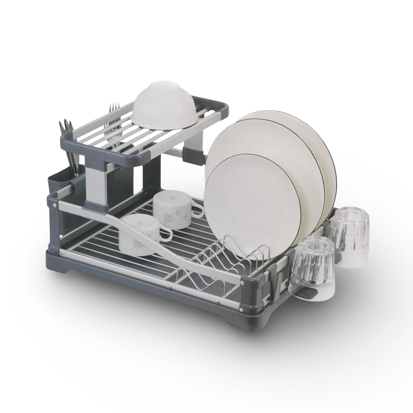 Phoenix 2-Tier Aluminum Dish Rack