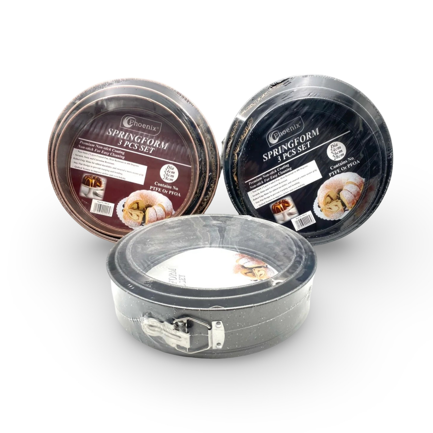 Phoenix, 3 Pcs Set Cake Pan Springform