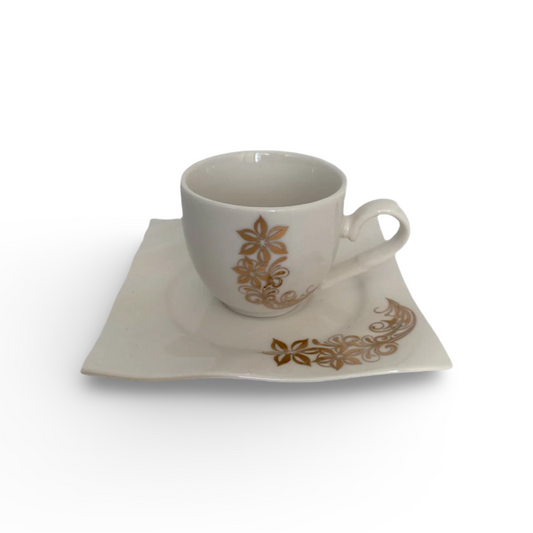 Phoenix, Set Of 12 Pcs Coffee Cup With Saucers