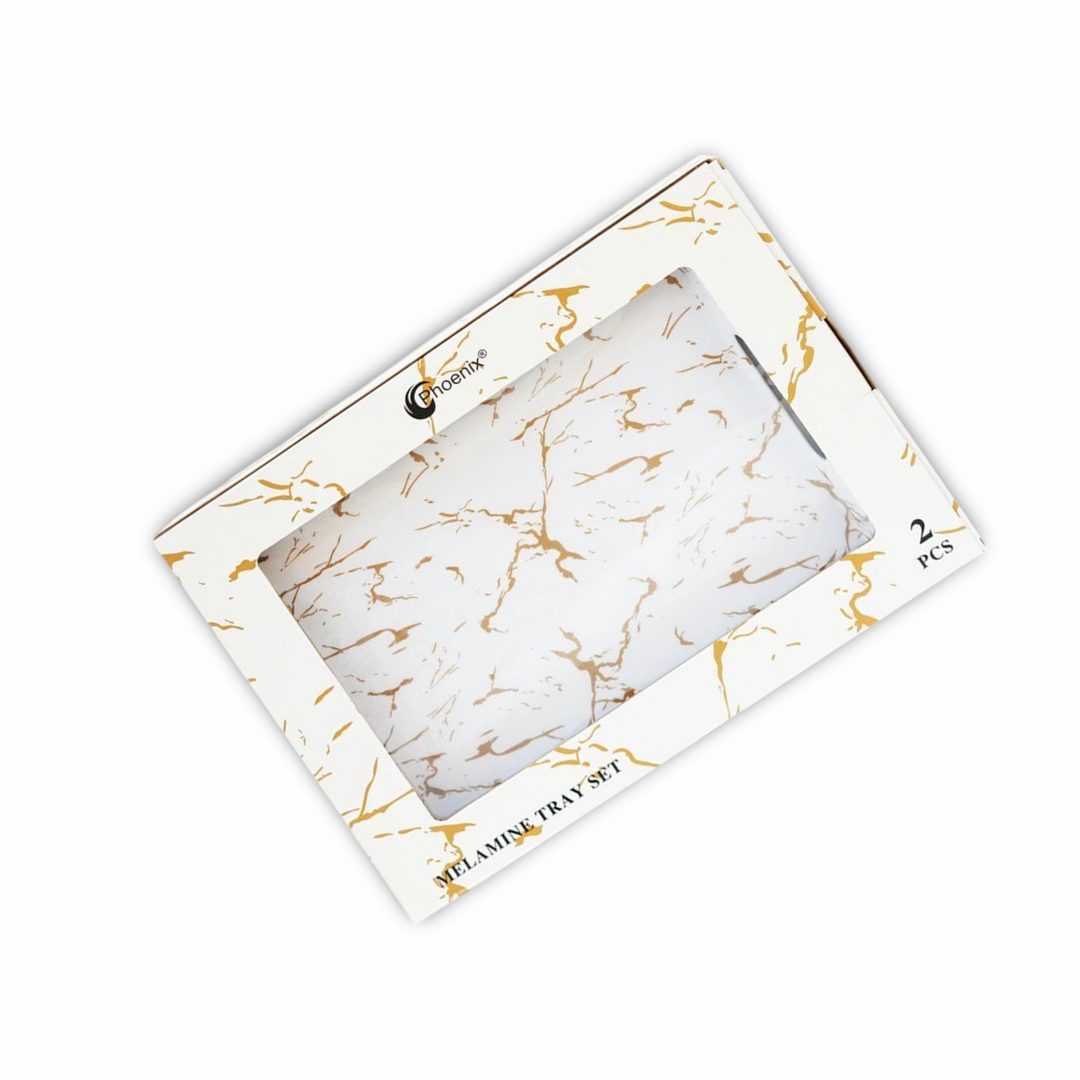 Phoenix, Set 2 Pcs Melamine Tray