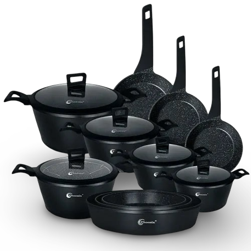 Phoenix , 17 Pcs Modern Cookware Set