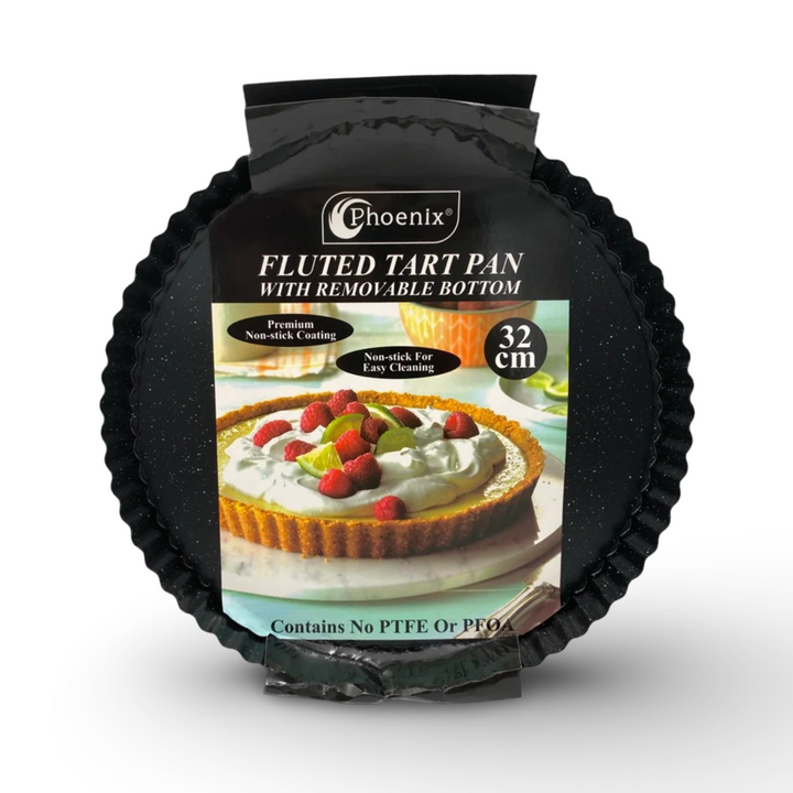 Phoenix, Fluted Tart Pan With Removable Bottom