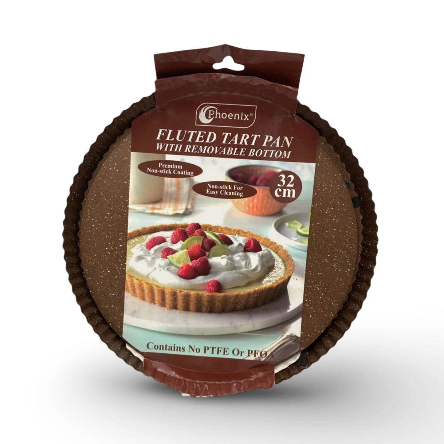 Phoenix, Fluted Tart Pan With Removable Bottom