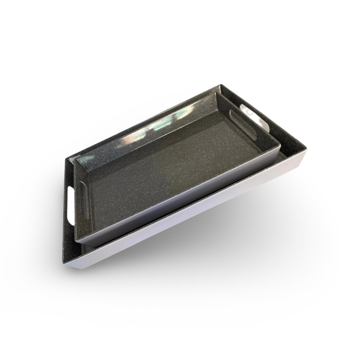 Phoenix, 2 Pcs Melamine Tray Set