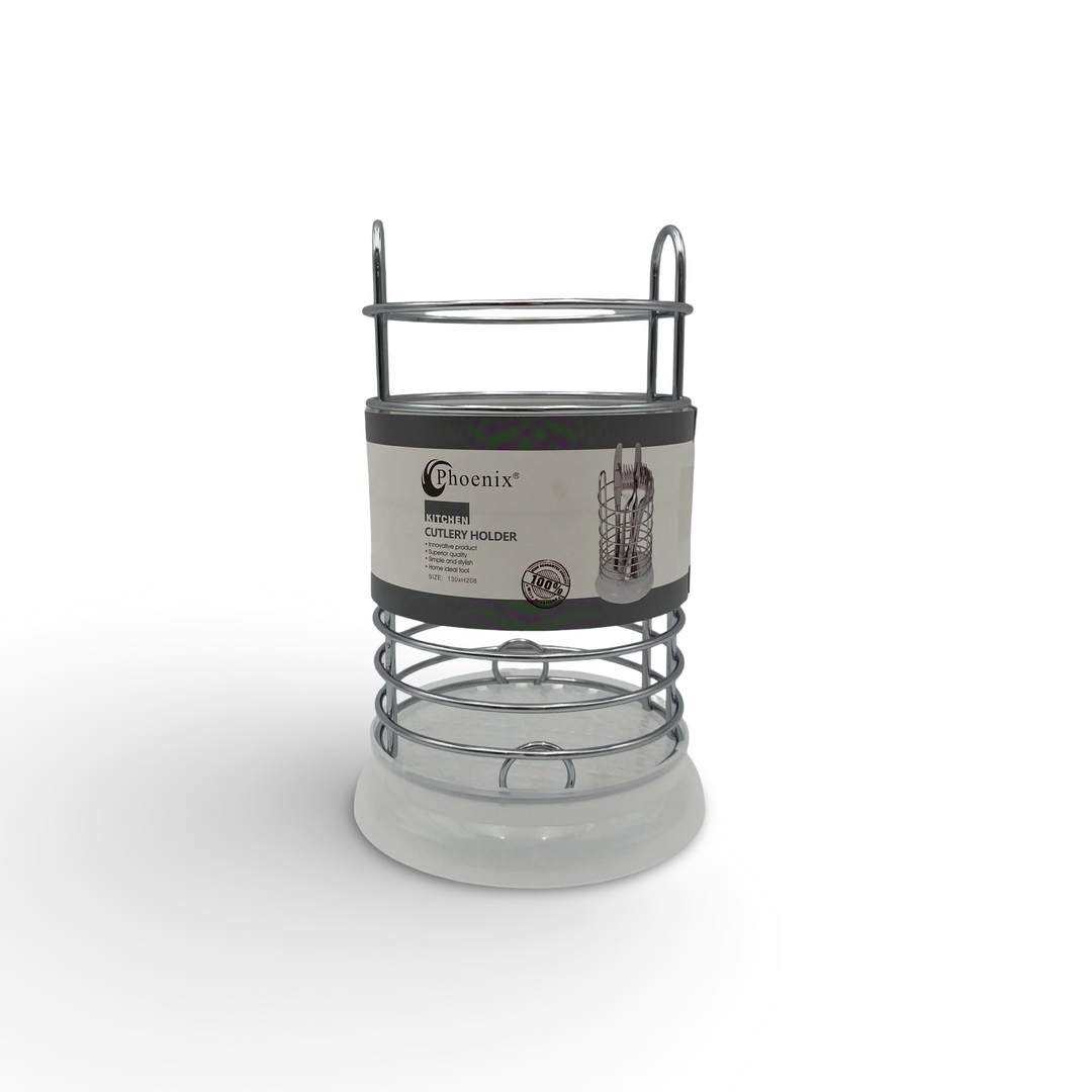 Phoenix, Stainless Steel Kitchen Cutlery Holder