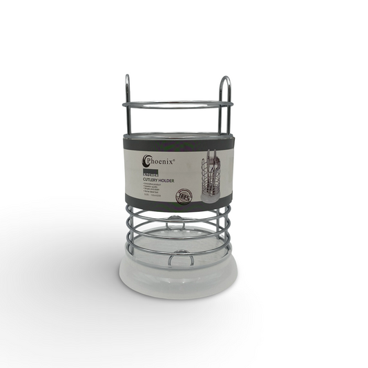 Phoenix, Stainless Steel Kitchen Cutlery Holder