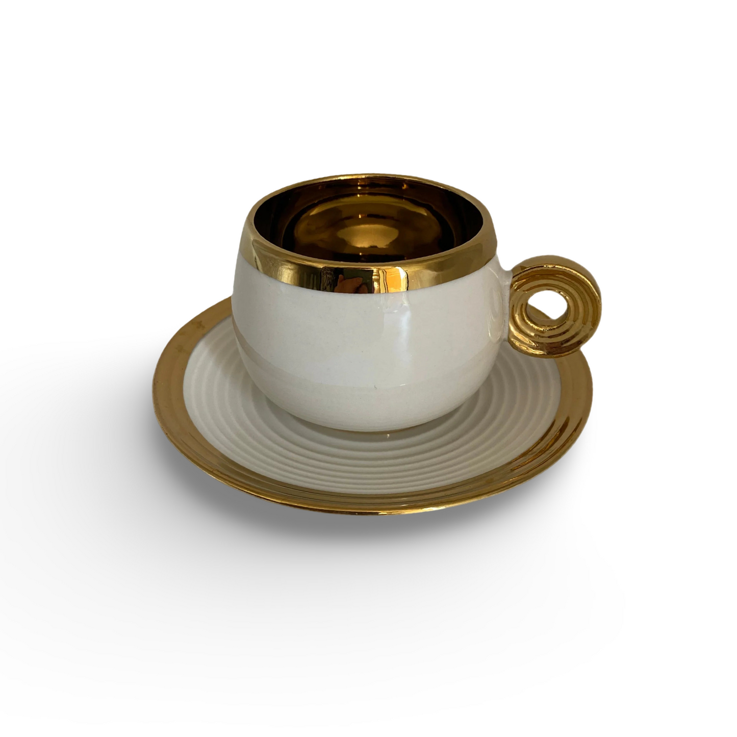 Phoenix, 18 Pcs Coffee Cups With Saucers