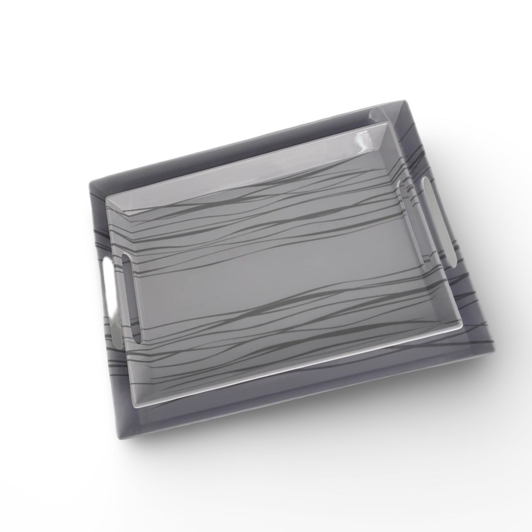 Phoenix,Set 2 pcs Melamine Tray