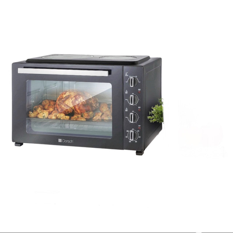 Dorsch, CO-400 Electric Oven 48L + Induction Hobs On top 1800W Convection Double Glass Door