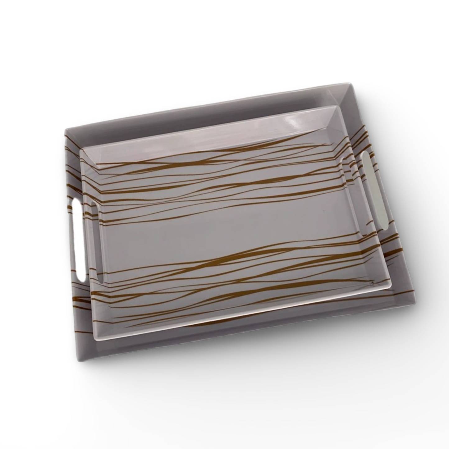 Phoenix,Set 2 pcs Melamine Tray