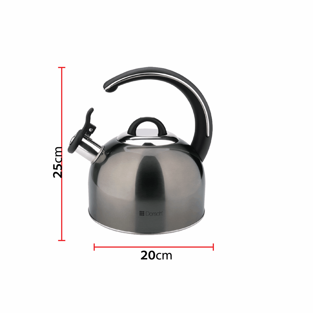 Dark Steel Kettle 3.0 liter