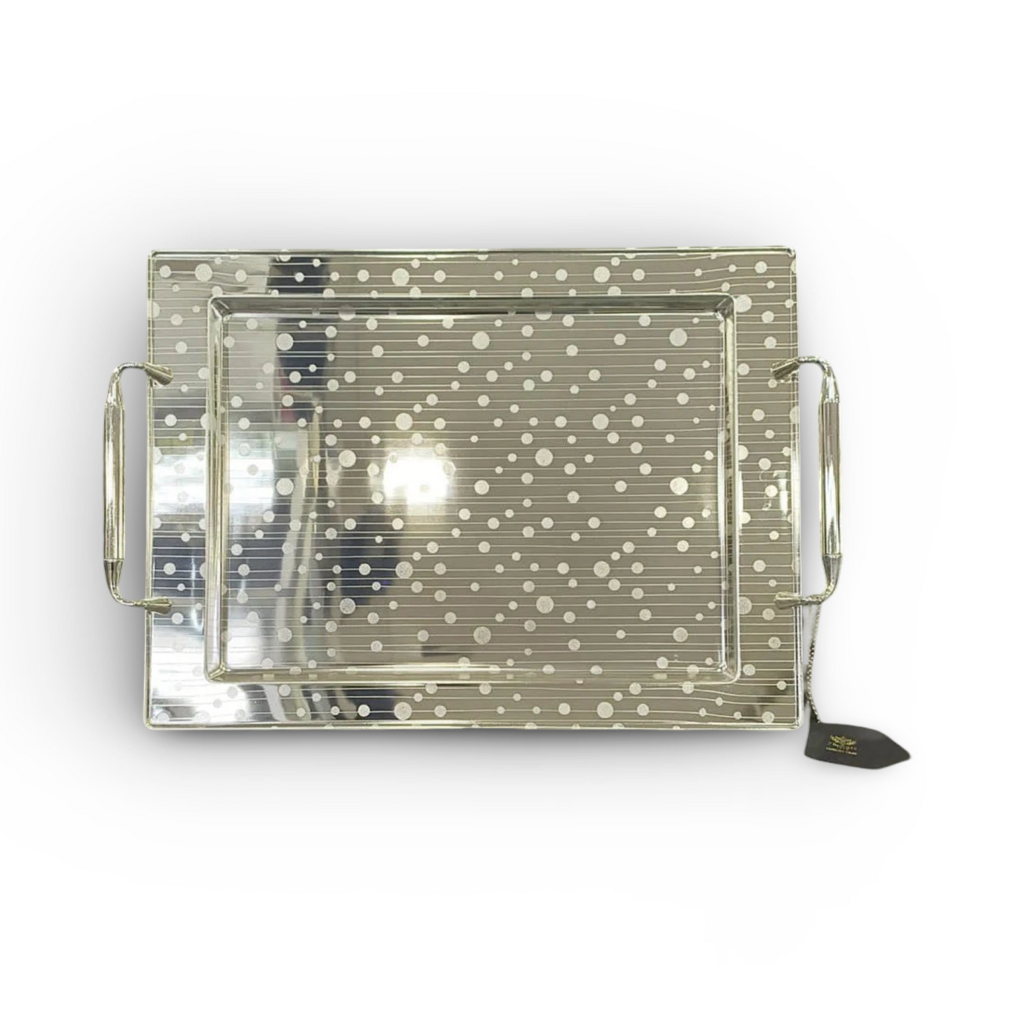 Phoenix Silver Serving Trays In Diverse Patterns