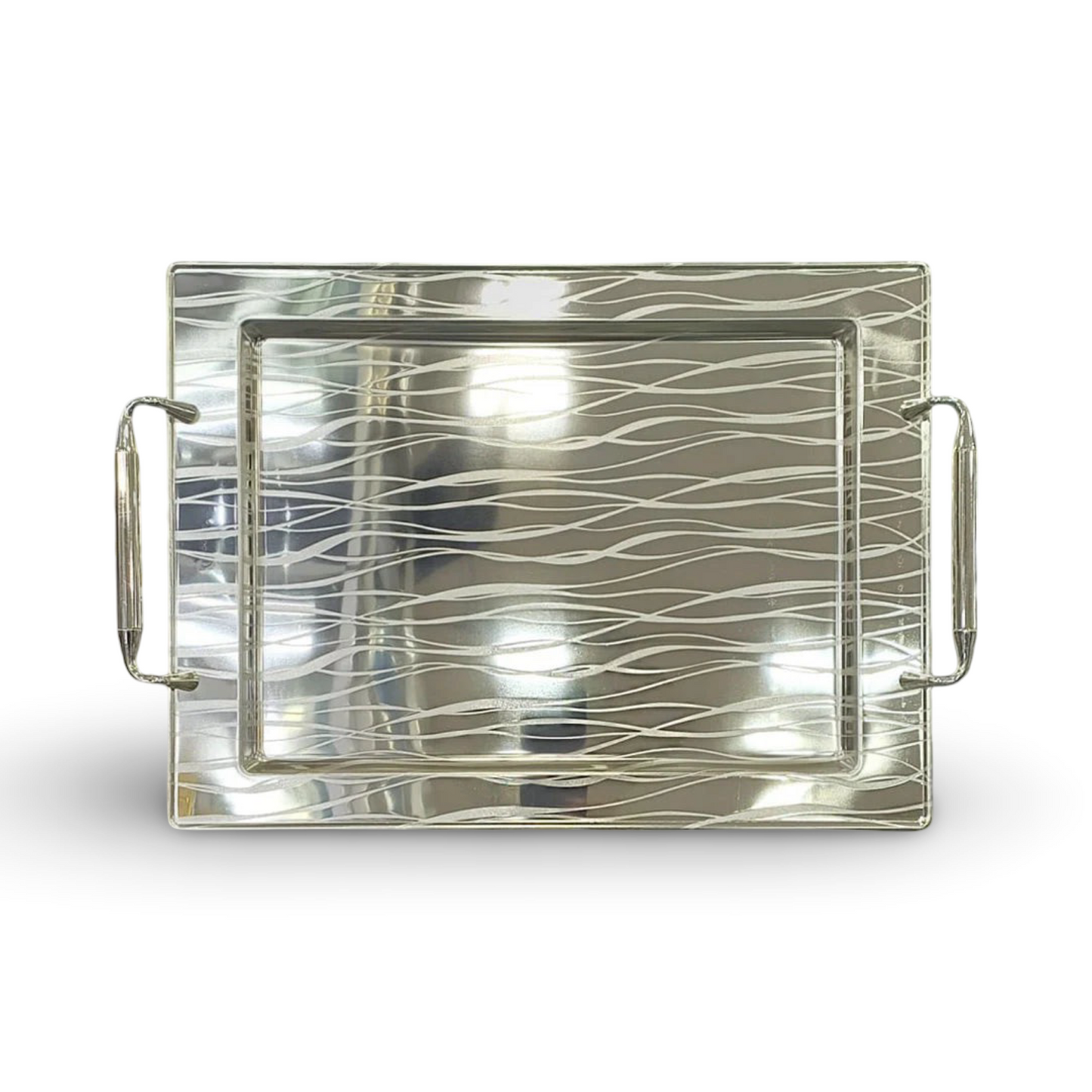 Phoenix Silver Serving Trays In Diverse Patterns
