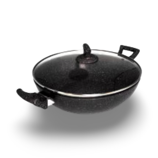 Phoenix Deep Frying Pan (Low-Casserole) Granite 26 Cm