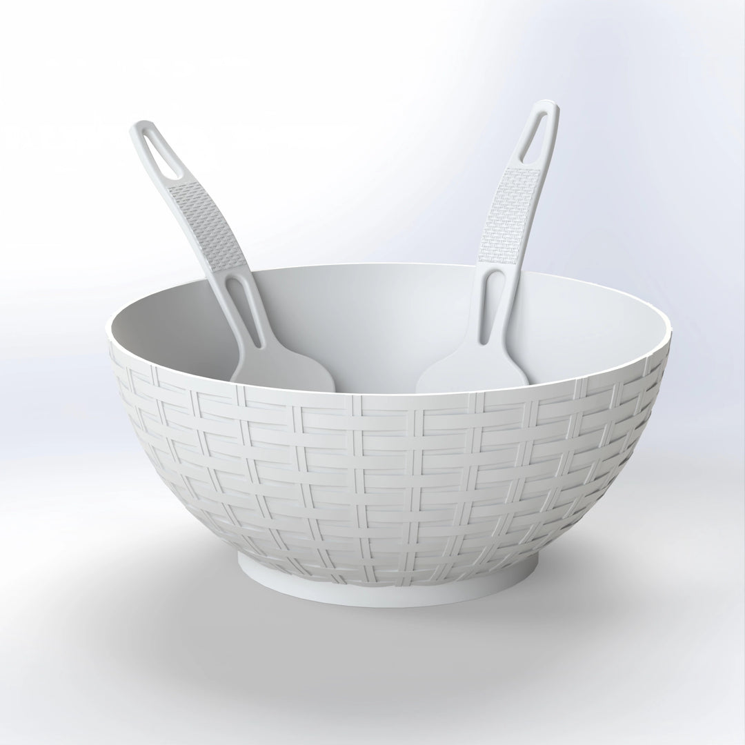 SALAD | BOWL WITH SPOON AND FORK