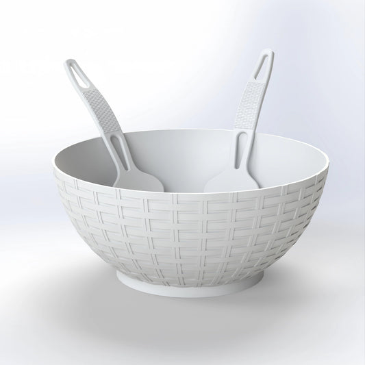 SALAD | BOWL WITH SPOON AND FORK