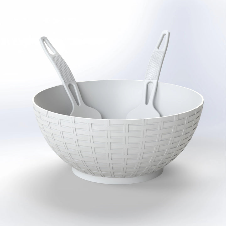 SALAD | BOWL WITH SPOON AND FORK