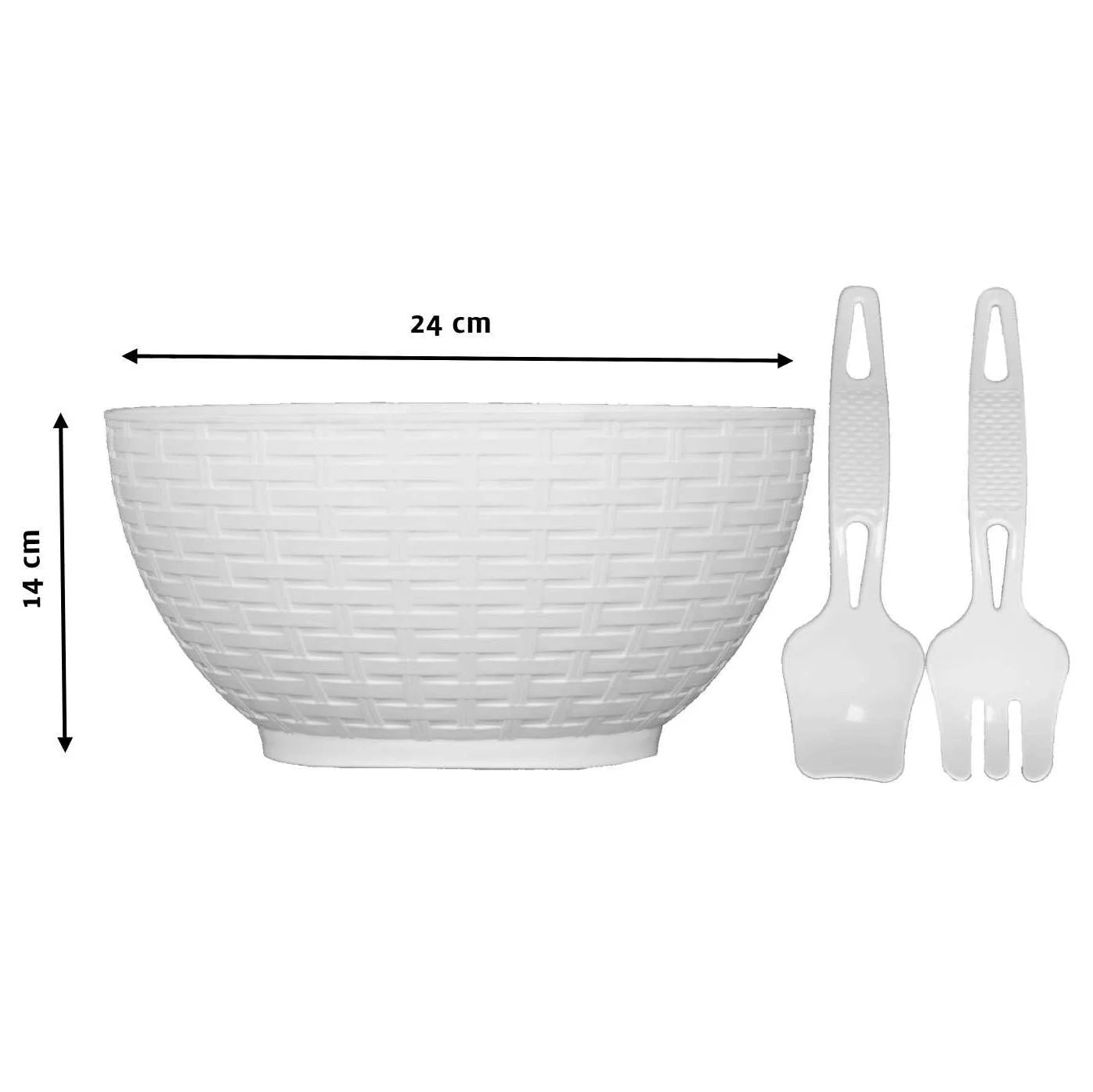 SALAD | BOWL WITH SPOON AND FORK