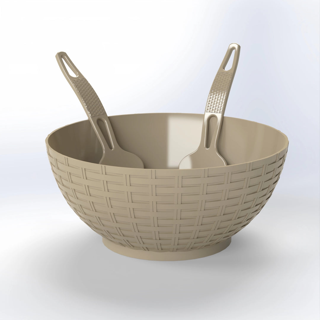 SALAD | BOWL WITH SPOON AND FORK