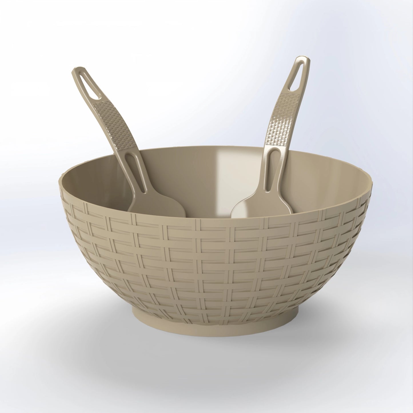 SALAD | BOWL WITH SPOON AND FORK