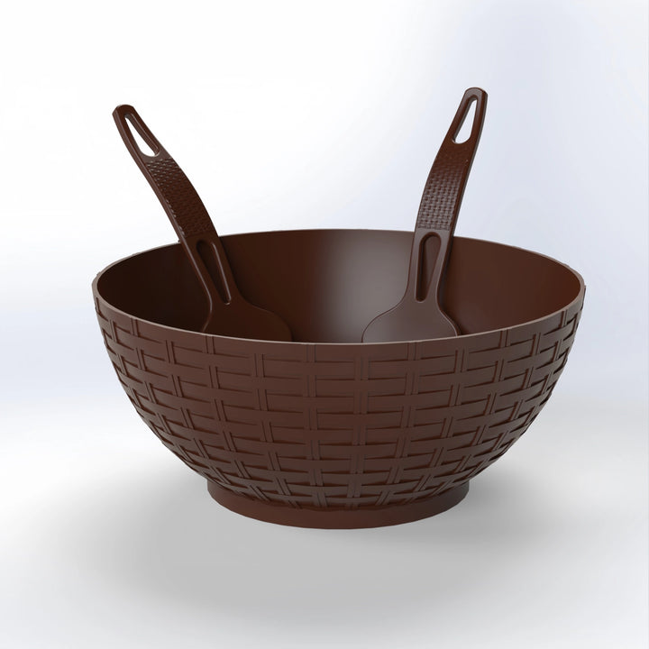 SALAD | BOWL WITH SPOON AND FORK